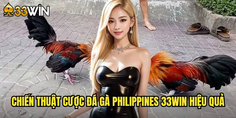 Chiến thuật cược đá gà Philippines 33win hiệu quả